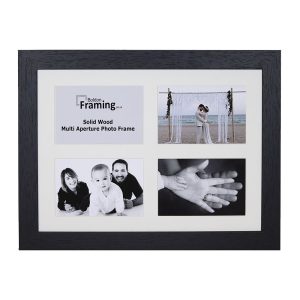 Fits 7"x5" Images, Solid Wood Multi Aperture Collage Frame From Our Hallmark Range