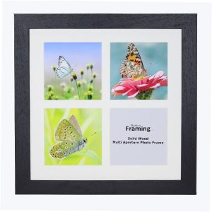 Fits 7"x7" Images, Solid Wood Multi Aperture Collage Frame From Our Hallmark Range