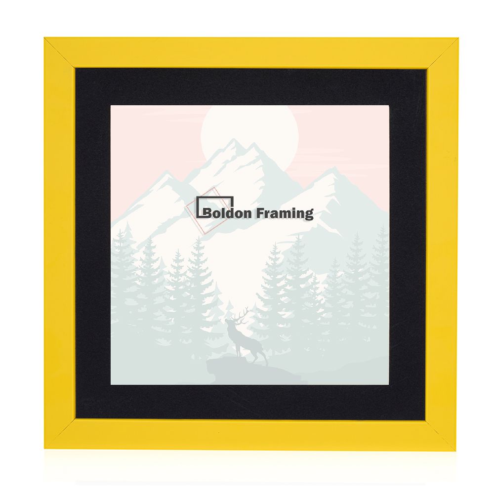 12"x12" Photo Frame in Beautiful, Bright Yellow from our Rainbow Range