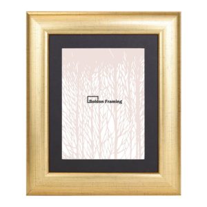40x40cm Soft Gold Photo Frame With Mount From Our Lisbon Range