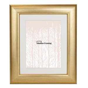 40x40cm Soft Gold Photo Frame With Mount From Our Lisbon Range