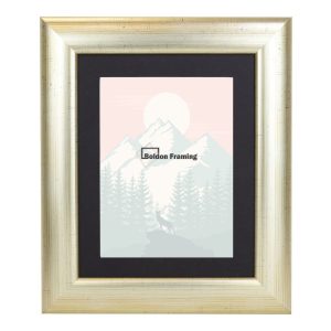 40x40cm Champagne Photo Frame With Mount From Our Lisbon Range