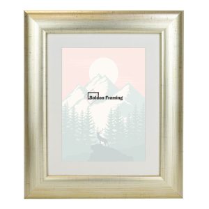 40x40cm Champagne Photo Frame With Mount From Our Lisbon Range