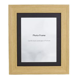 40x40cm Light Oak Picture Frame with Mount from our Cornwall Range