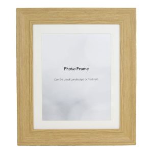 40x40cm Light Oak Picture Frame with Mount from our Cornwall Range
