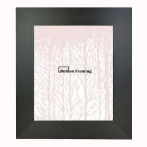 8"x8" Wide Flat Brushed Black Frame from Our Gallery Range