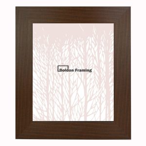 8"x8" Wide Flat Brushed Walnut Frame from Our Gallery Range