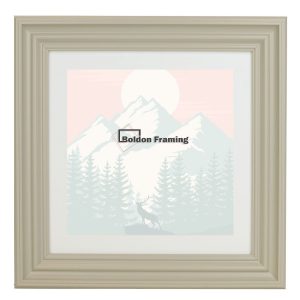 40x40cm Contemporary Smoke Grey Picture Frame With Mount From Our Manor Range