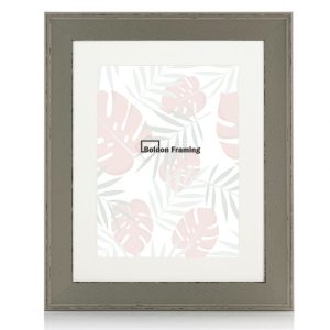 40x40cm Smoke Grey Picture Frame With Mount From our Oxford Range