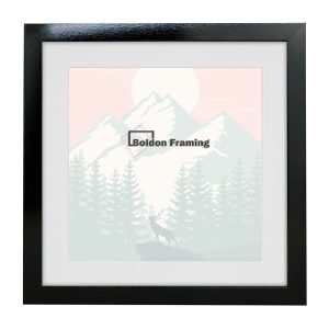 Simple Black Gloss Photo Frame From Our Budget Range
