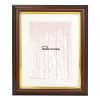 10"x8" Walnut Picture Frame With Beautiful, Sleek Soft Gold Line With Mount from our Heritage Range