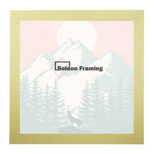 50x70cm Solid Wood Frame in Beautiful, Sleek metallic gold from our Hallmark Range