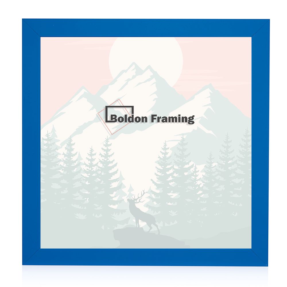 A2 Solid Wood Photo Frame in Beautiful Bright Blue from our Rainbow