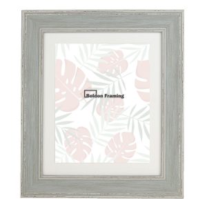 40x40cm Distressed blue Photo Frame With Mount from Our Cornwall Range