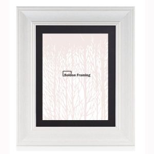 40x40cm Distressed white Photo Frame With Mount from Our Cornwall Range
