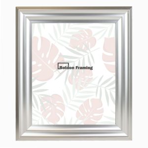 20"x16" Silver Gloss Picture Frame, A Beautiful Frame From Our  Modern Stepped Venice Range