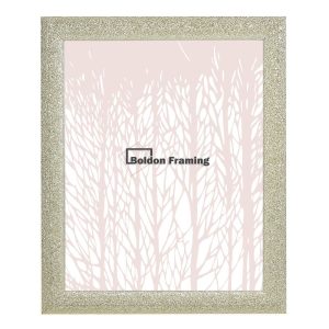 40x30cm Sparkly Effect Photo Frame in Beautiful, Metallic Champagne from our Dazzle Range