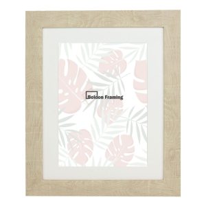 40x40cm Rustic Photo Frame In Stunning Natural Sun bleached Oak Distressed Wood Effect With Mount From Our Driftwood Range