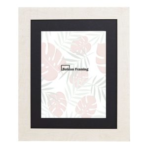 40x40cm Rustic Photo Frame In Stunning White Distressed Wood Effect With Mount From Our Driftwood Range