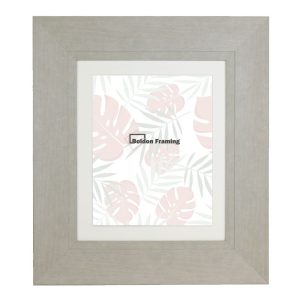 24"x24" Soft Pale Grey picture frame With Mount From Our Hamilton Range