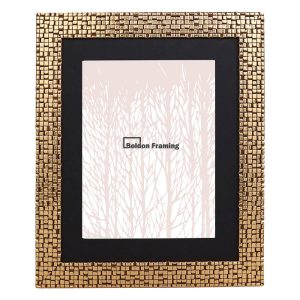 40x40cm Bronze Mosaic Effect Picture Frame With Mount From our Mosaic Range