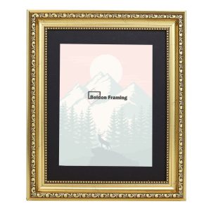 40x40cm Gold Ornate Frame with Mount, Intricately Beautiful From Our Ornate Classics Range