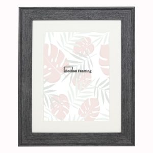 40x40cm Charcoal Grey Picture Frame With Mount From our Oxford Range