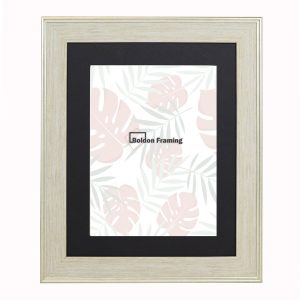 40x40cm Dove Grey and Silver Picture Frame With Mount From our Oxford Range