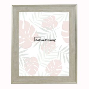 12"x10" Dove Grey and Silver Picture Frame From our Oxford Range