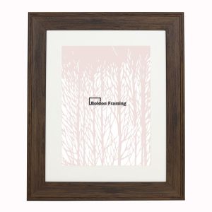 40x40cm Warm Brown Picture Frame With Mount From our Oxford Range
