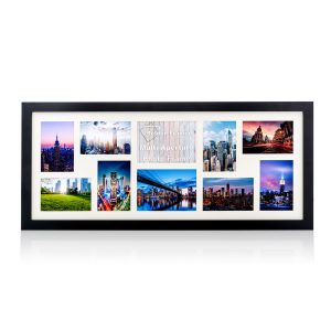 Multi Aperture Collage Frame For 8 6x4" and 2 7x5" Photos From Our Boston Range