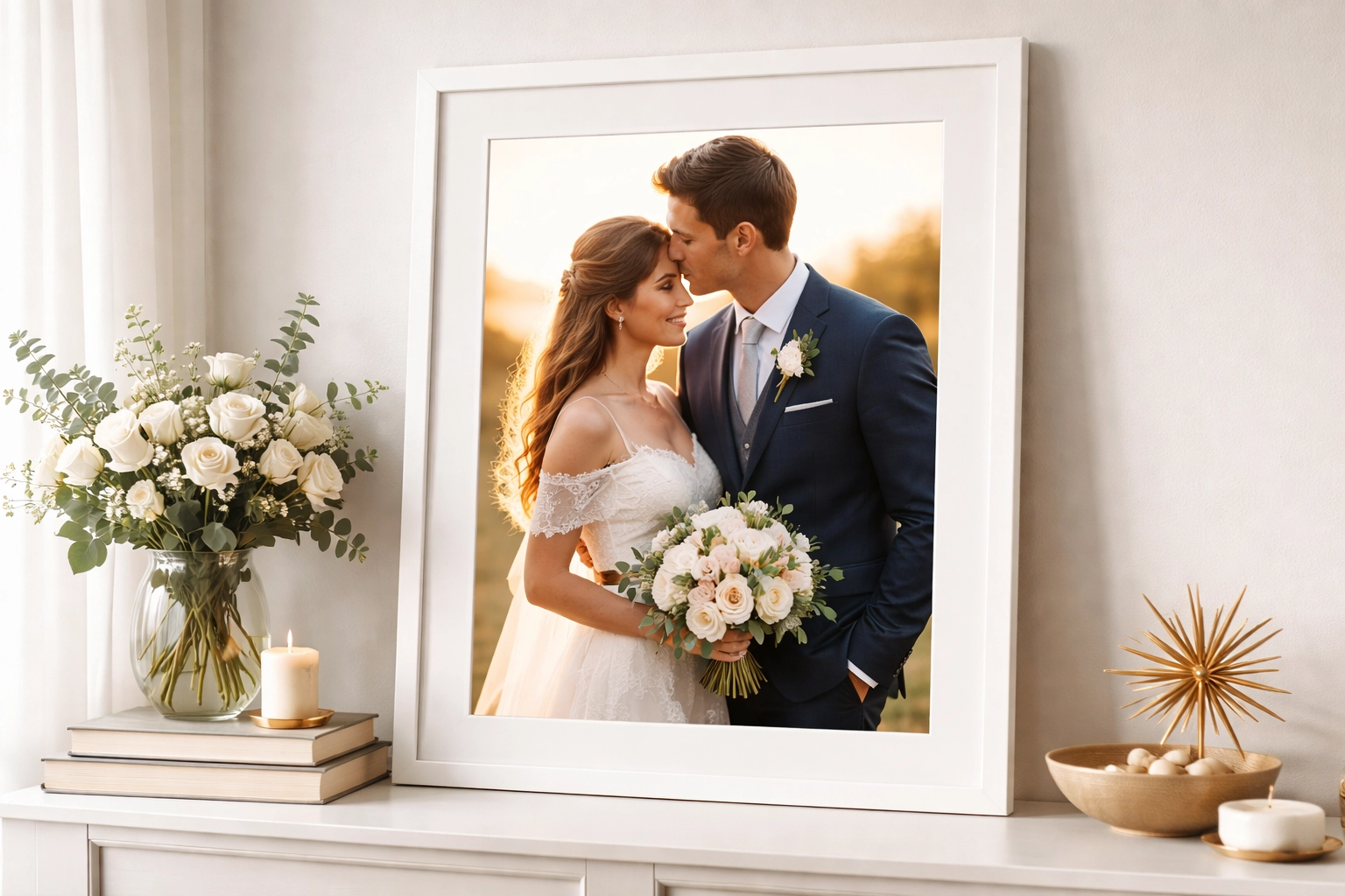 framing your wedding photos