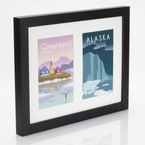 Fits 6"x4" Images, Solid Wood Multi Aperture Collage Frame From Our Rainbow Range