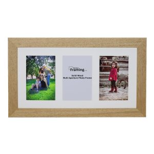 Fits 7"x5" Images, Solid Wood Multi Aperture Collage Frame From Our Hallmark Range