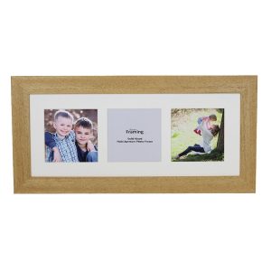 Fits 4"x4" Images, Solid Wood Multi Aperture Collage Frame From Our Hallmark Range