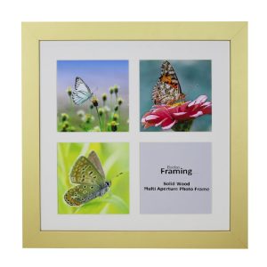 Fits 7"x7" Images, Solid Wood Multi Aperture Collage Frame From Our Hallmark Range