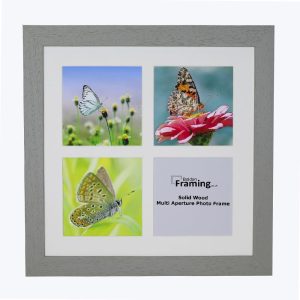 Fits 5"x5" Images, Solid Wood Multi Aperture Collage Frame From Our Hallmark Range