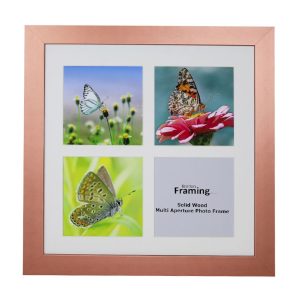 Fits 7"x7" Images, Solid Wood Multi Aperture Collage Frame From Our Hallmark Range