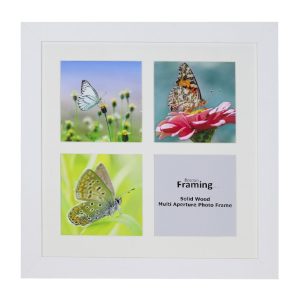 Fits 6"x6" Images, Solid Wood Multi Aperture Collage Frame From Our Hallmark Range