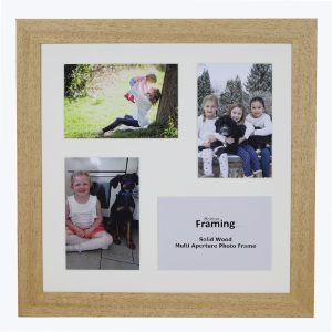 Fits 8"x6" Images, Solid Wood Multi Aperture Collage Frame From Our Hallmark Range