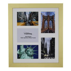 Fits 6"x4" Images, Solid Wood Multi Aperture Collage Frame From Our Hallmark Range