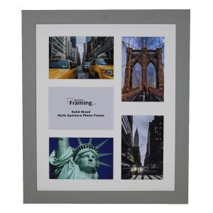 Fits 6"x4" Images, Solid Wood Multi Aperture Collage Frame From Our Hallmark Range