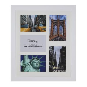 Fits 6"x4" Images, Solid Wood Multi Aperture Collage Frame From Our Hallmark Range