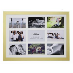 Fits 6"x4" Images, Solid Wood Multi Aperture Collage Frame From Our Hallmark Range