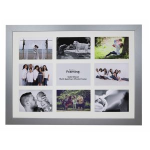 Fits 6"x4" Images, Solid Wood Multi Aperture Collage Frame From Our Hallmark Range