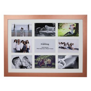Fits 6"x4" Images, Solid Wood Multi Aperture Collage Frame From Our Hallmark Range