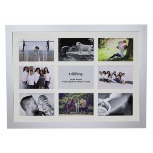 Fits 6"x4" Images, Solid Wood Multi Aperture Collage Frame From Our Hallmark Range