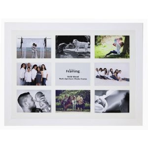 Fits 6"x4" Images, Solid Wood Multi Aperture Collage Frame From Our Hallmark Range