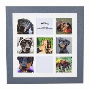 Fits 5"x5" Images, Solid Wood Multi Aperture Collage Frame From Our Hallmark Range