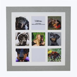 Fits 4"x4"  Images, Solid Wood Multi Aperture Collage Frame From Our Hallmark Range